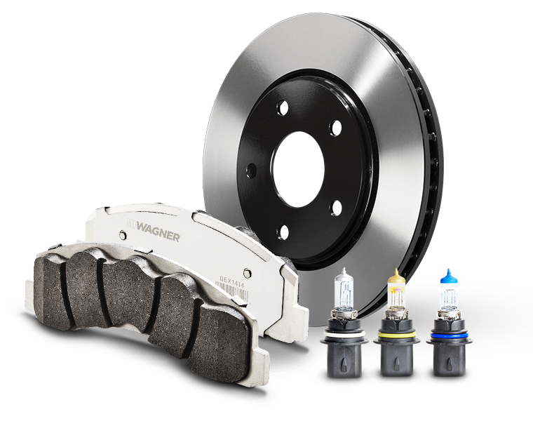 vista frontal de los productos de iluminación Wagner disco de freno