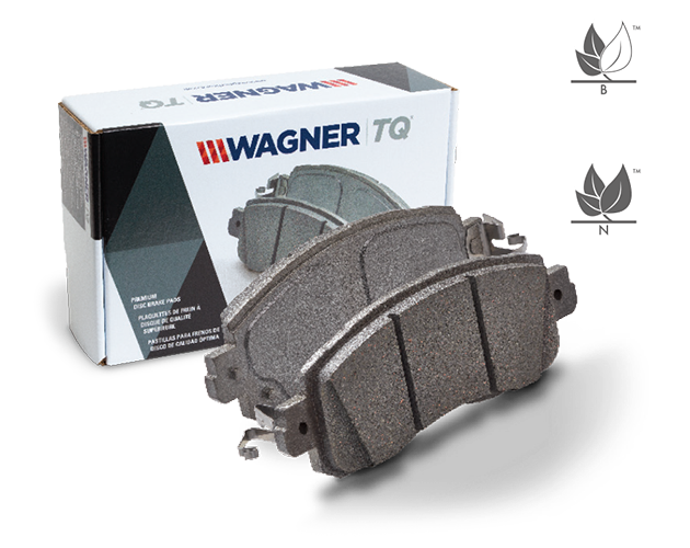 vista de la pastilla de freno wagner tq